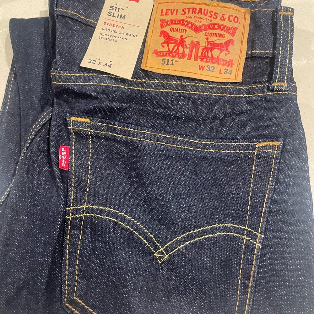 Levi's Dark Blue Slim Jeans